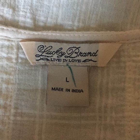 LUCKY BRAND Boho Top - Picture 4 of 4
